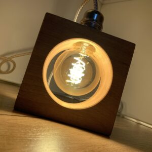 Handcrafted Decorative Wooden Lamp